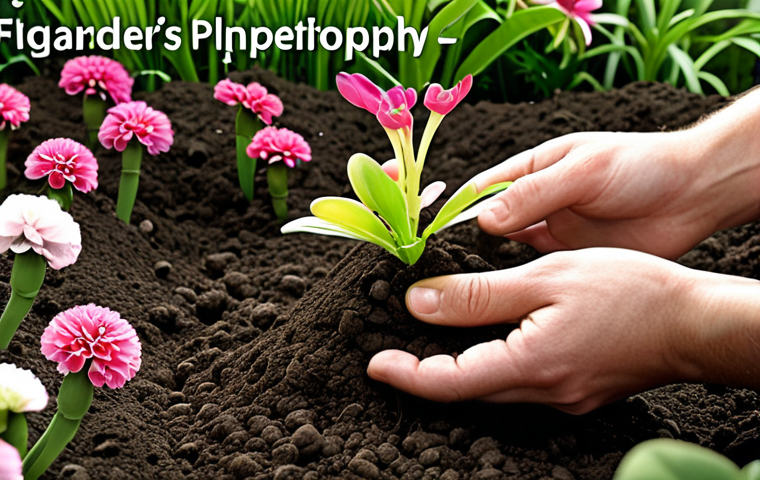 **
A gardener carefully tending to soil enriched with data streams, nurturing a vibrant plant with text blossoms. Focus on the gardener's attention to detail and the connection between data and the flourishing plant.
**