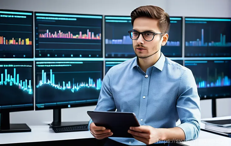 자연어 처리 모델 튜닝을 위한 리서치 방법론 - **Prompt:** A focused young data scientist, dressed in smart casual attire (e.g., a well-fitting shi...