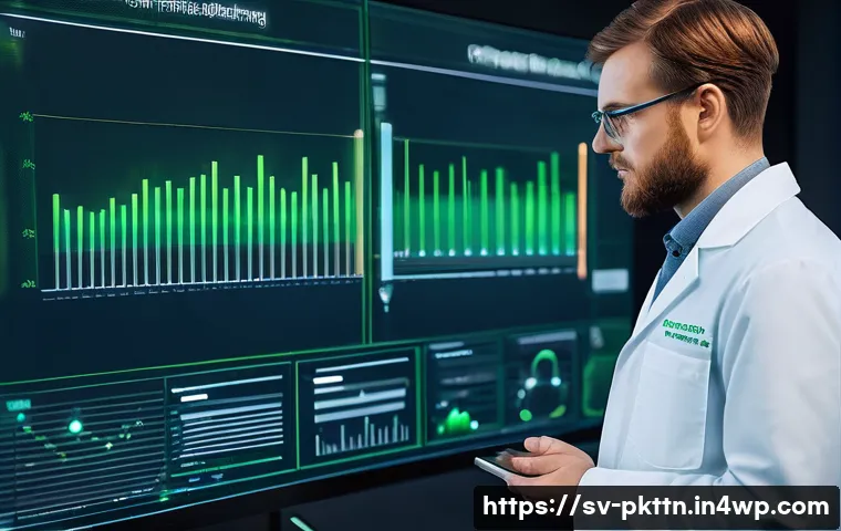 자연어 처리 모델 튜닝을 위한 시뮬레이션 실험 - **Prompt:** A sophisticated, high-tech AI interface in a futuristic, clean laboratory setting. The c...